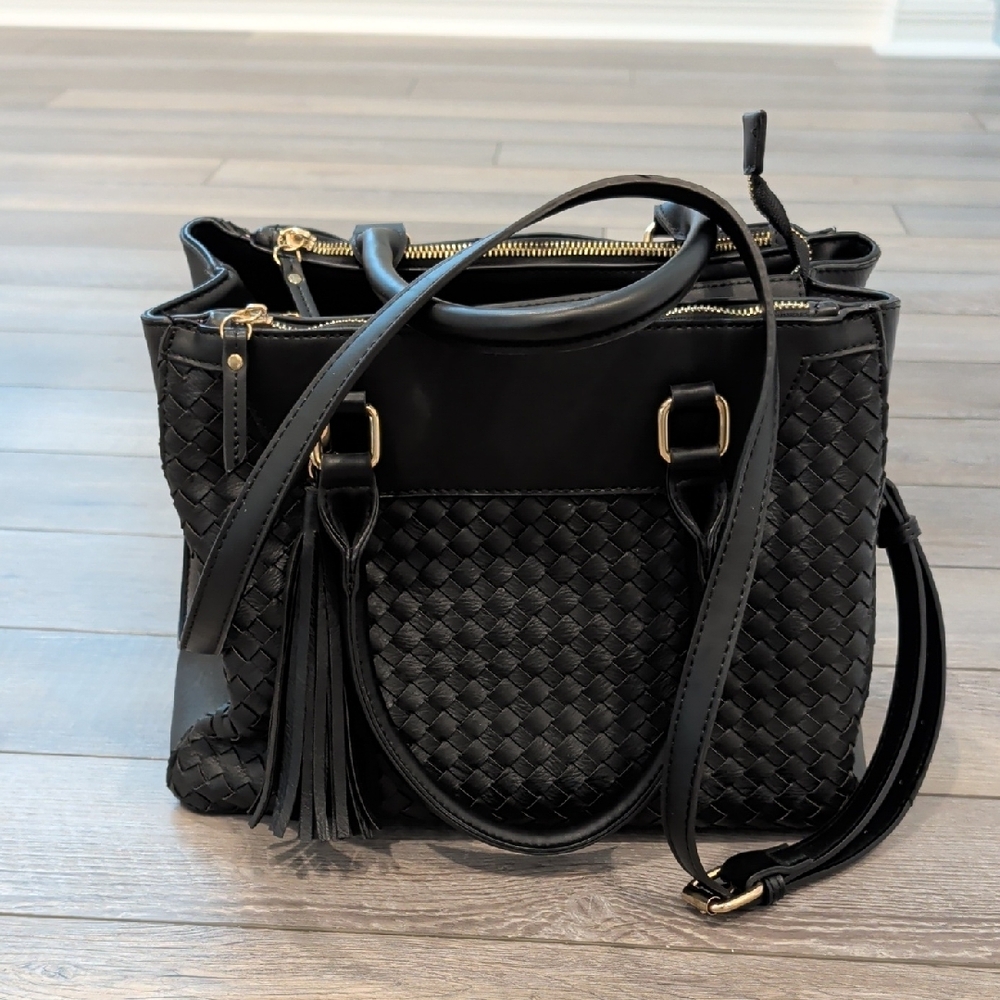 Elegant Black Madison West Handbag